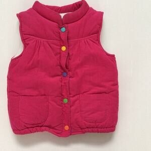 Carter's Pink Corduroy Vest Sz 5